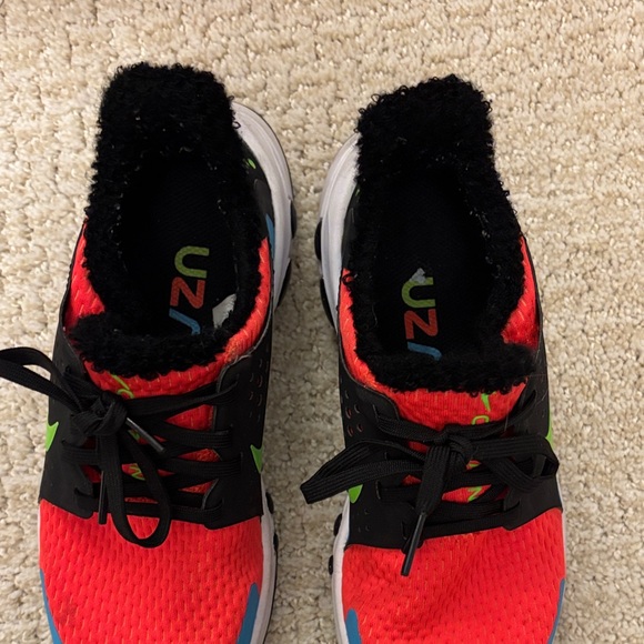 Nike Kids Red and Blue Sneakers with Green Swoosh - Picture 5 of 5